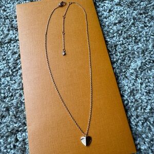 Kate Spade Rose Gold Heart Necklace